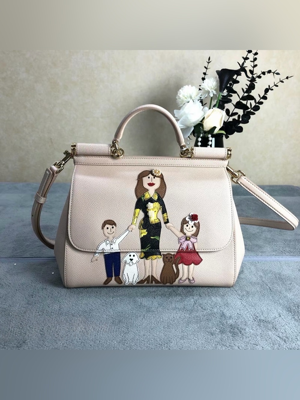 Dolce & Gabbana Dauphine Miss Sicily Bag Very Good Condition with COA